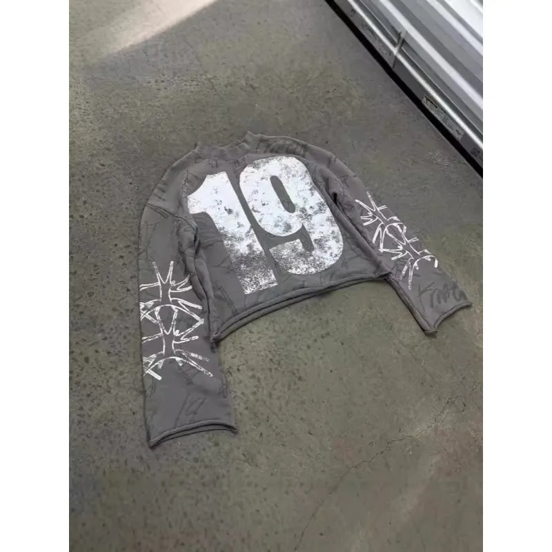Men's Fashion Personality Gothic Loose Sweater