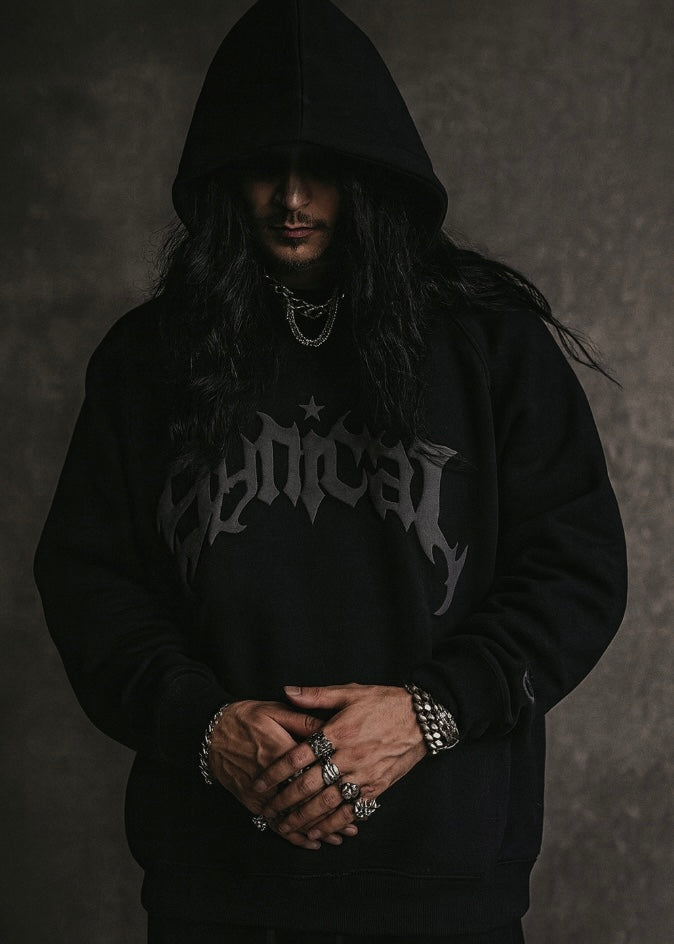 Vintage Gothic Zip Hoodie