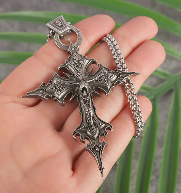 Gothic Style Cross Necklace
