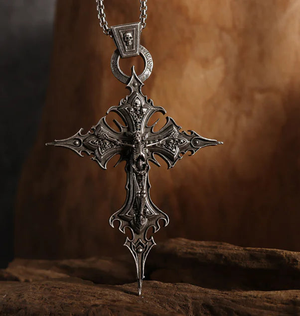 Gothic Style Cross Necklace