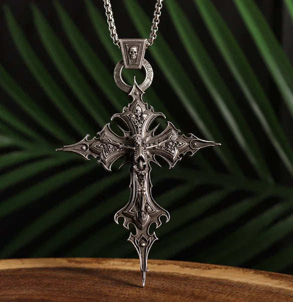 Gothic Style Cross Necklace